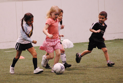 indoor soccer for girls